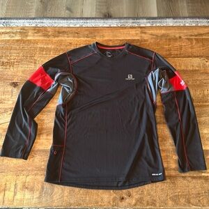 Salomon Running/Workout/Base Layer Shirt (Sz Lrg - EUC